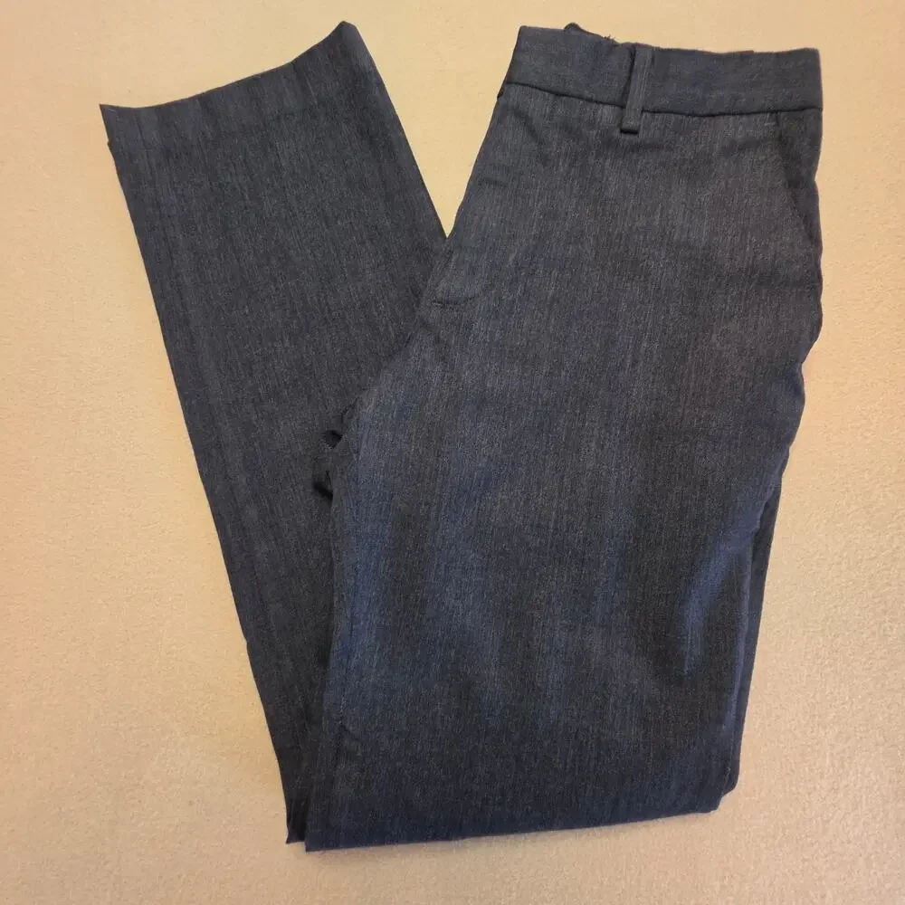 Banana Republic Tailored Fit 100% Wool Dress Pants Charcoal Sz 29x32